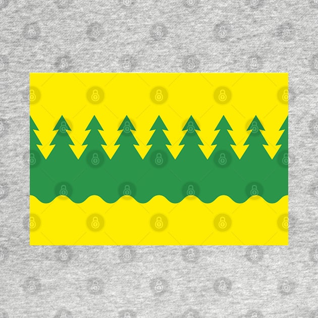 Flag of Kainuu (Finland) by Ziggy's